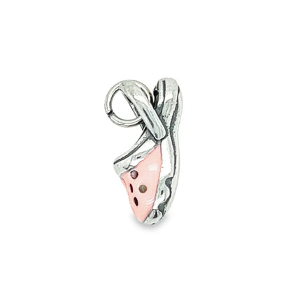 Pink Crock Charm Pendant