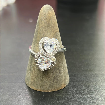 R806 Heart CZ Ring