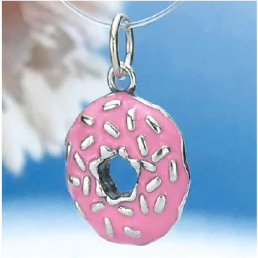 Pink Donut Pendant