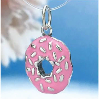 Pink Donut Pendant