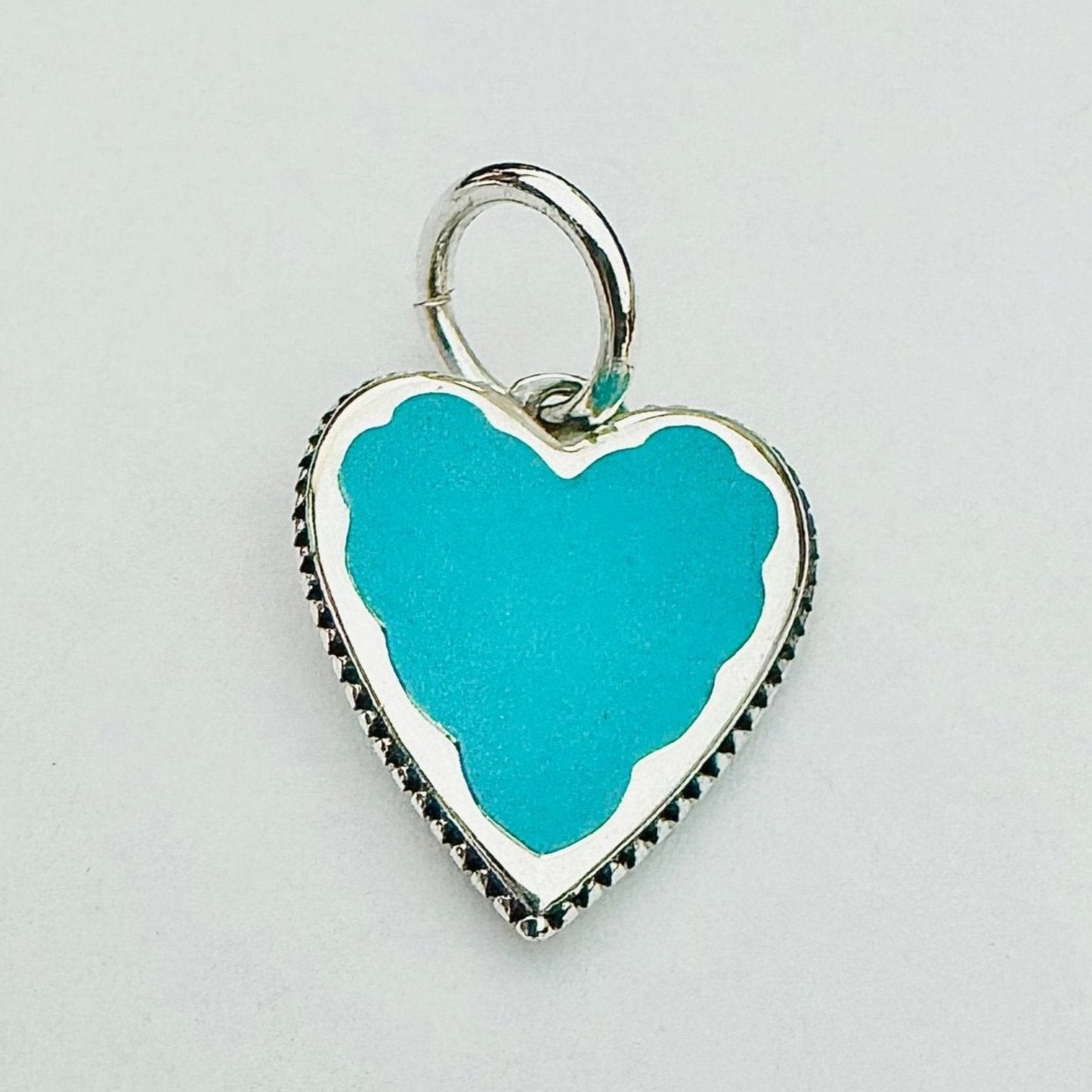 Blue Heart Charm Medium