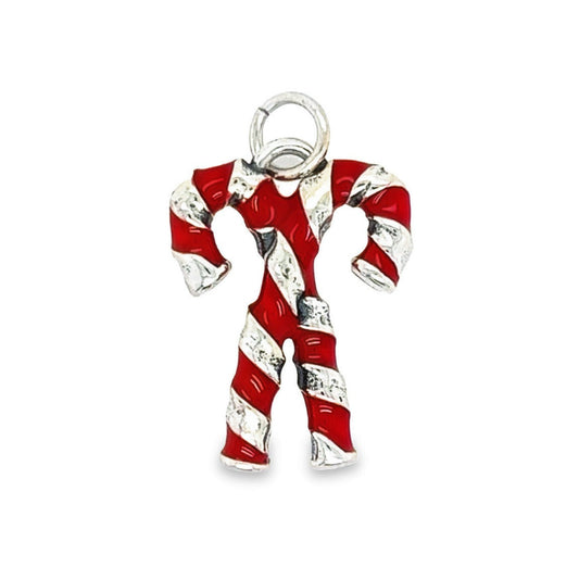 D1329 Red Candy Cane Pendant