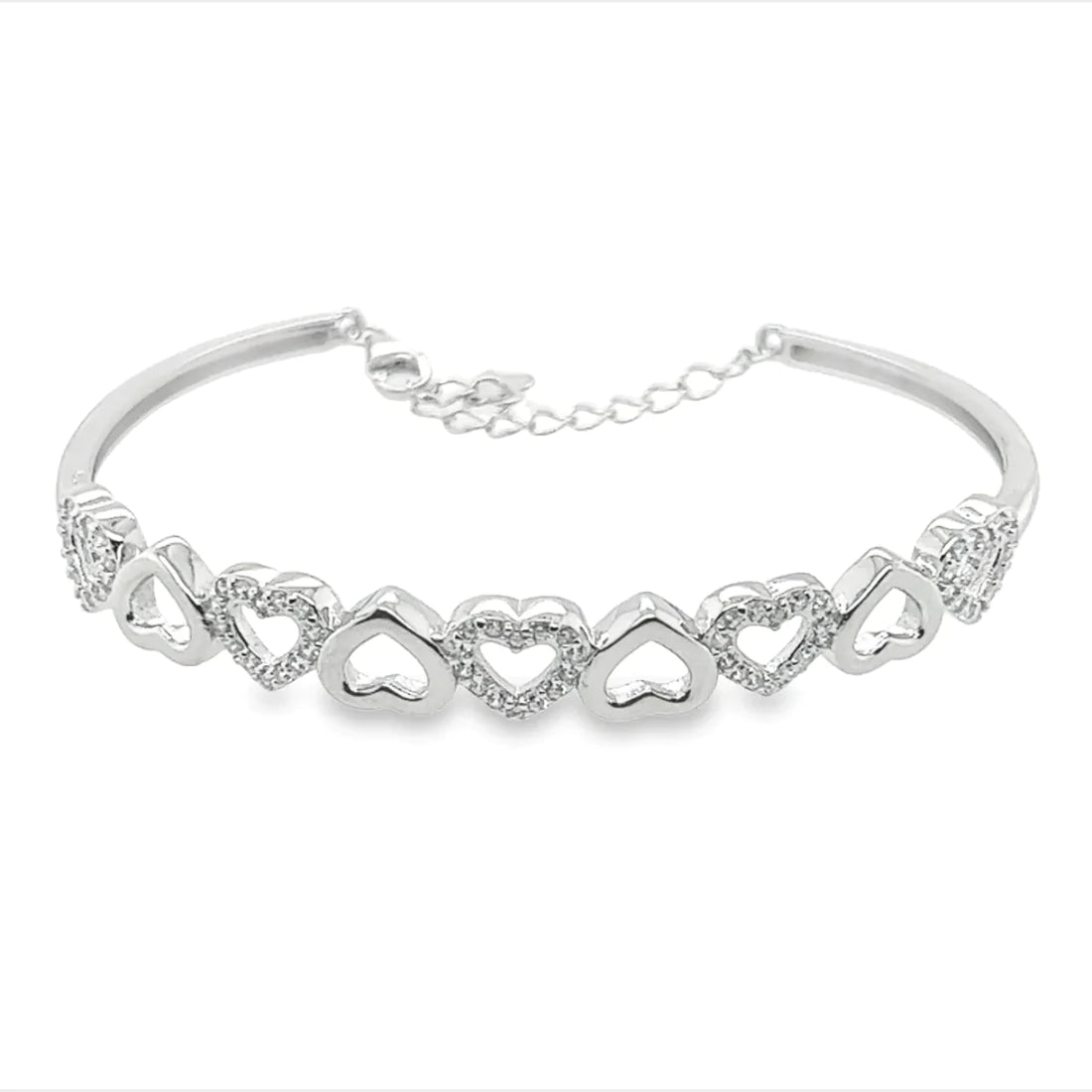 Heart CZ Bracelet