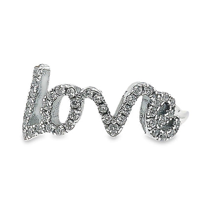 R82 Love CZ Ring