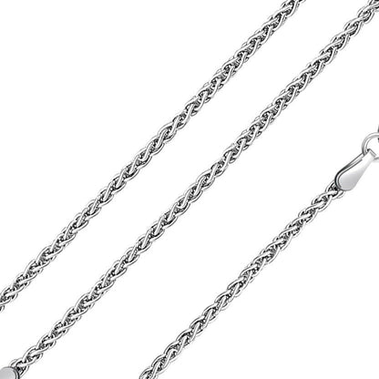 CA343 Spiga Chain Necklace G045 2mm