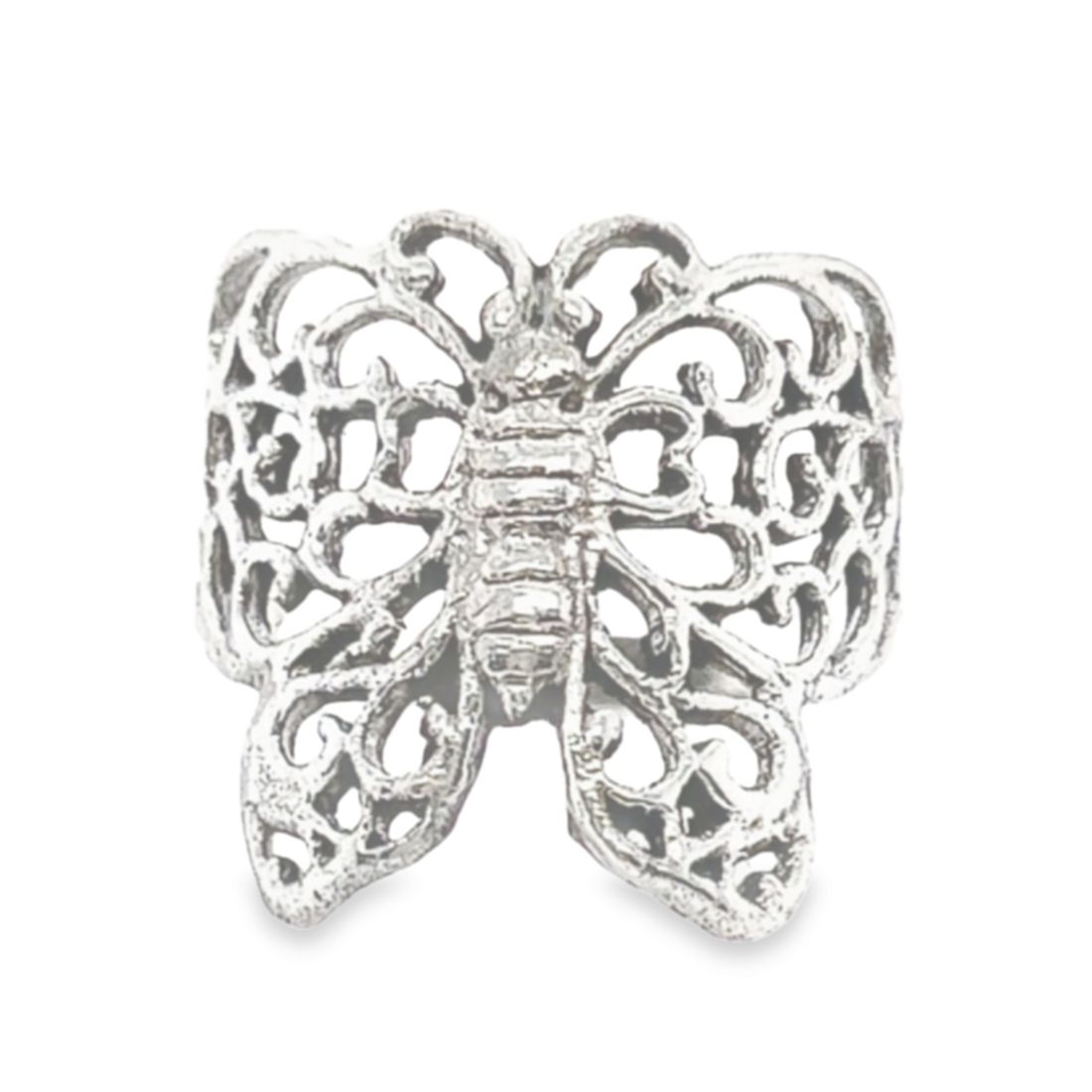 R338 Vintage Butterfly Ring