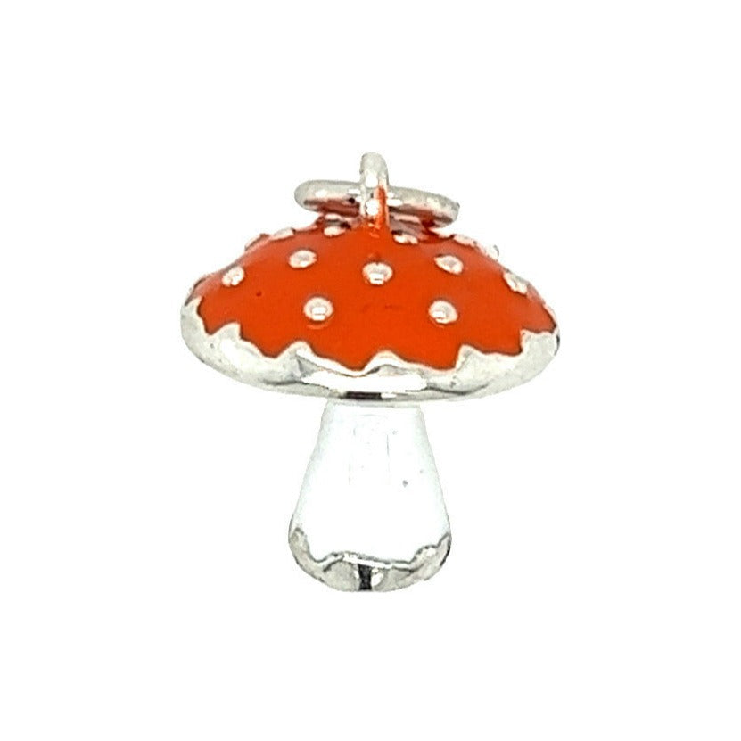 D1353 Orange Mushroom Pendant