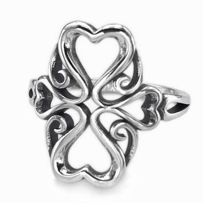 R964 Infinity Heart Ring