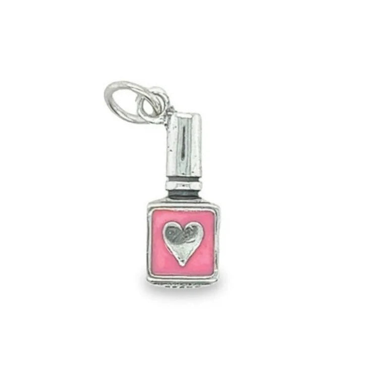 Pink Nail Polish Pendant