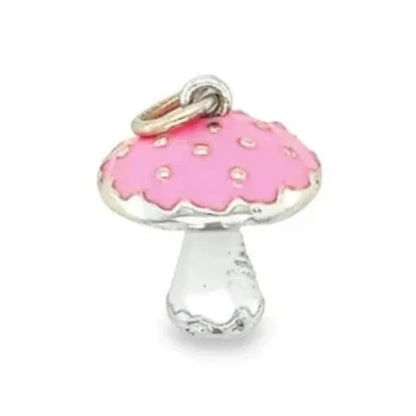 Pink Mushroom Pendant