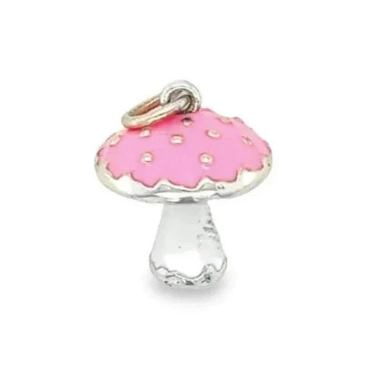 D1344 Pink Mushroom Pendant