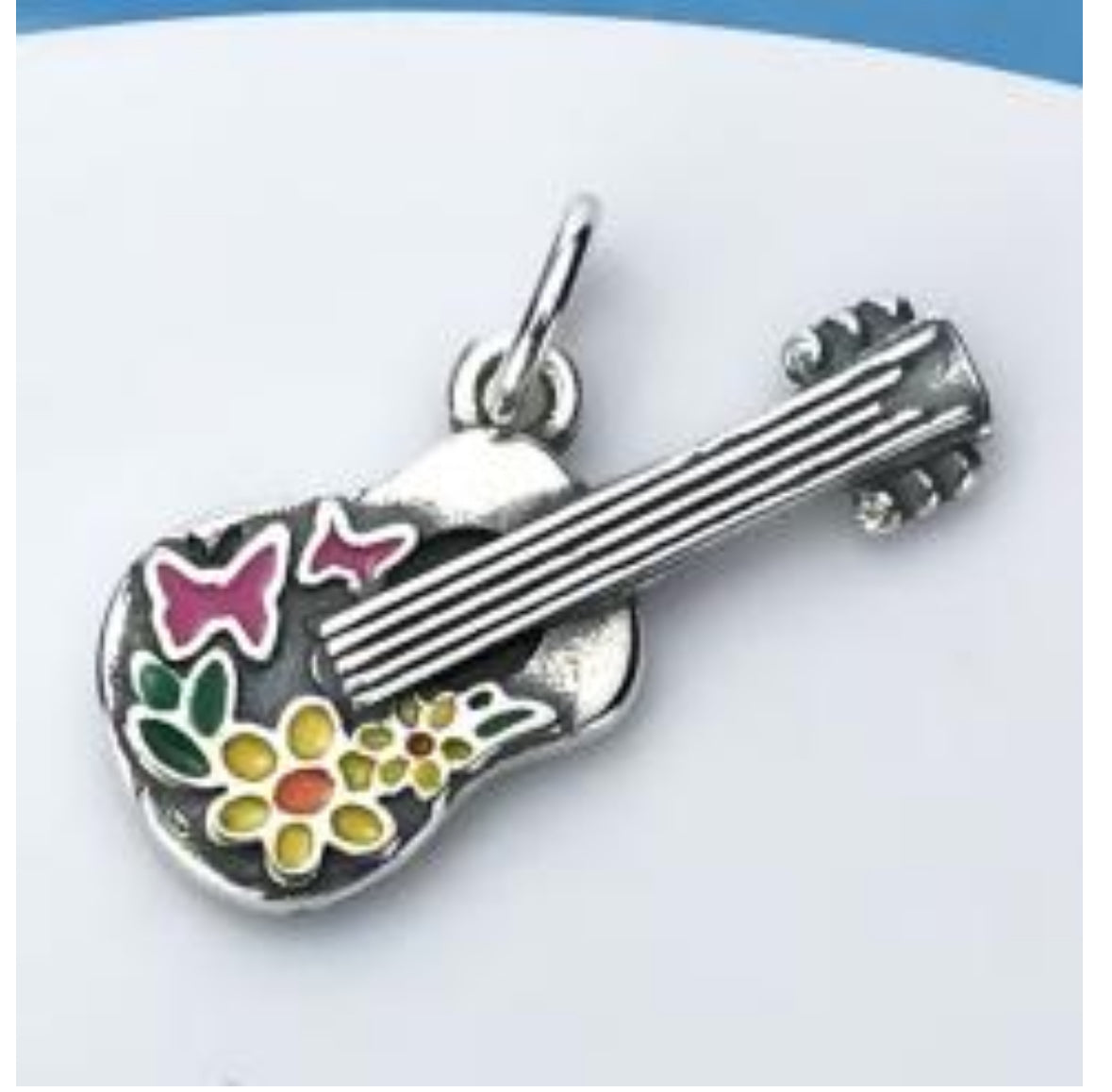 D1773 Guitar Pendant