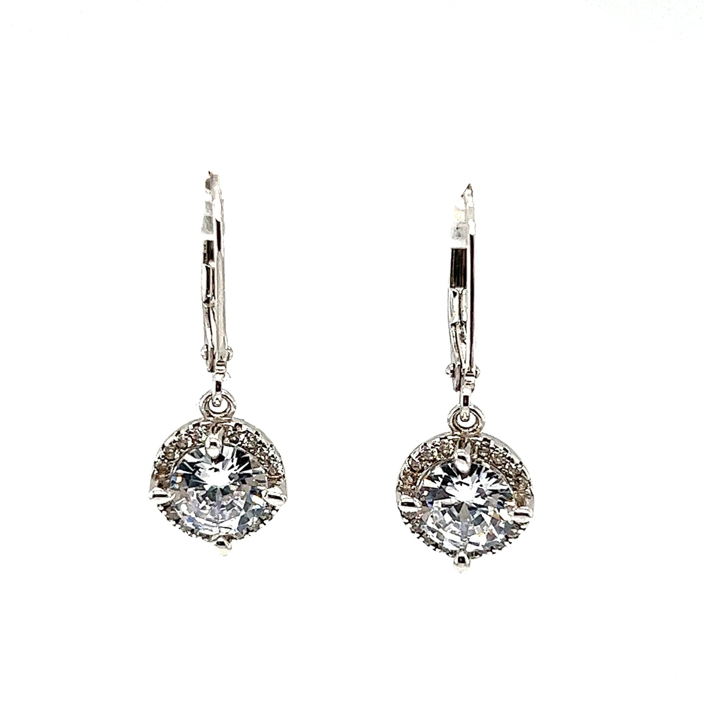 Round Leverback Earrings P146