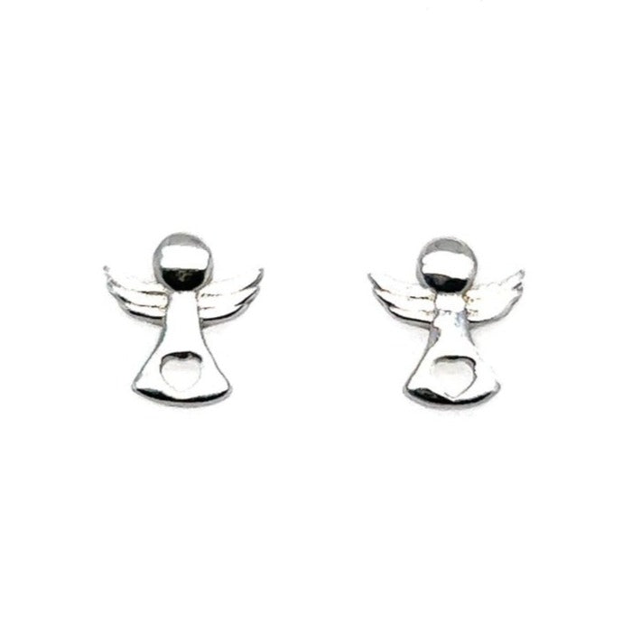 A236  Angel Heart Post Earrings