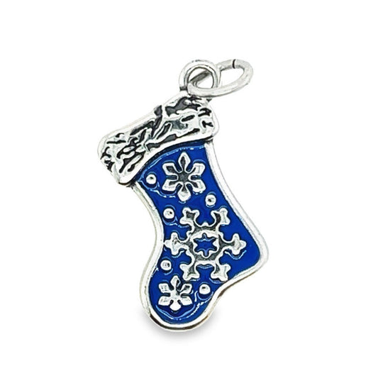 D1305 Blue Stocking Pendant