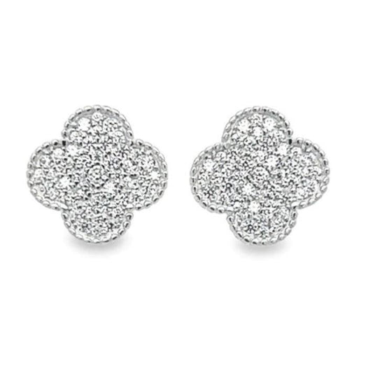 A560 Flower CZ Earring