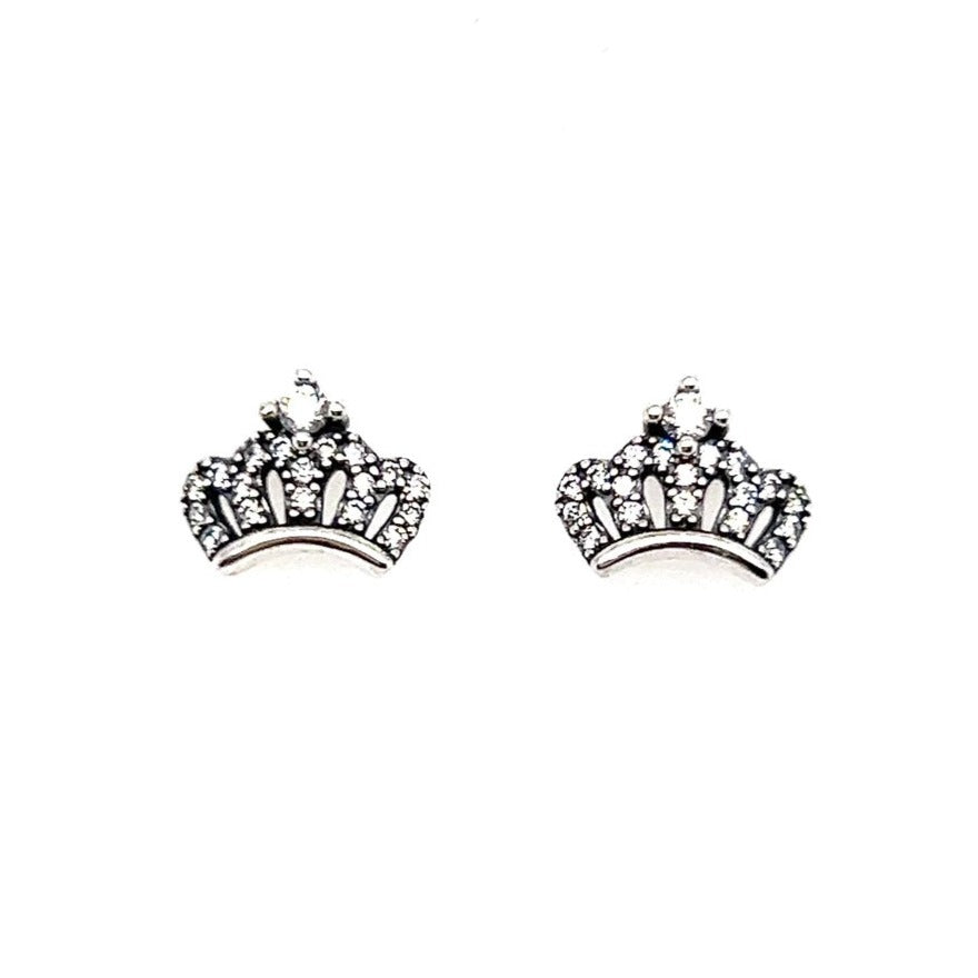 A8 Crown earring with crystal