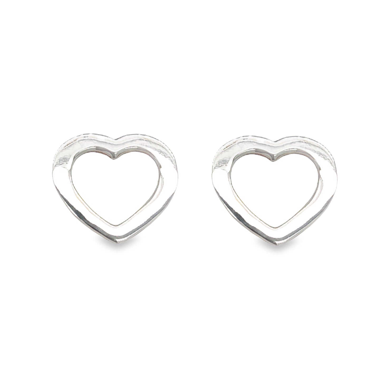 A93 Heart Post Earrings