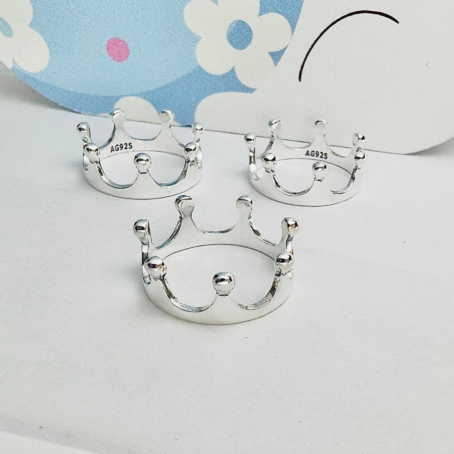 R844 Smooth Crown Ring