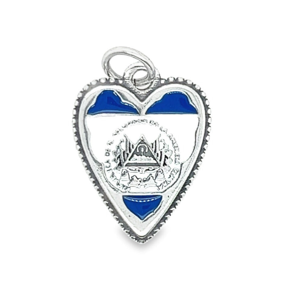 Heart Salvador Flag Pendant