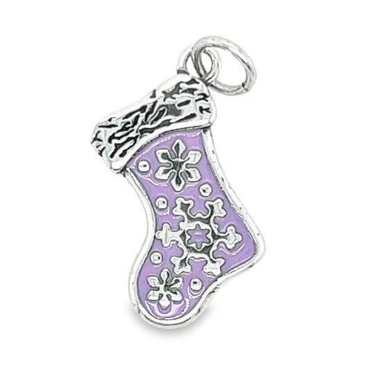 Pale Purple Stocking Pendant