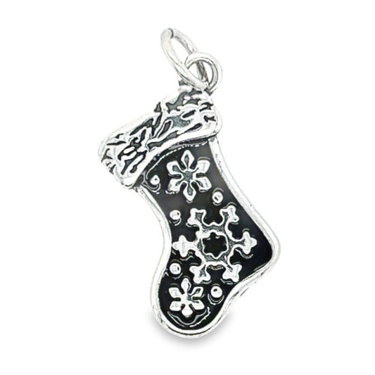 D1314 Black Stocking Pendant