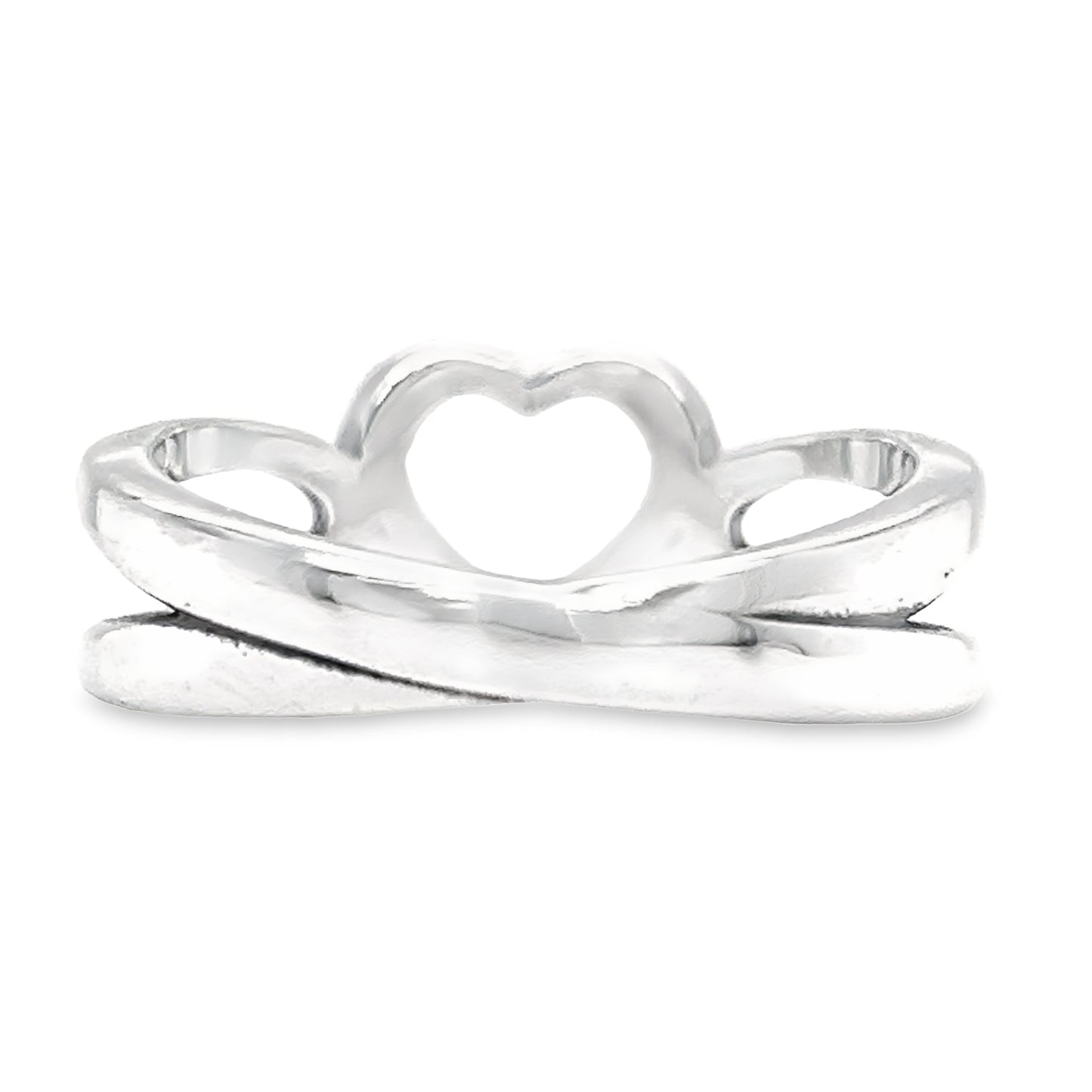 R831 Heart with infinite Back Ring