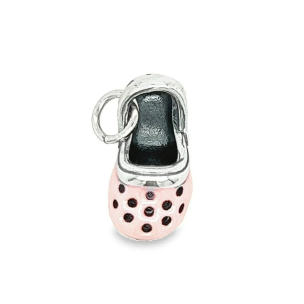 Pink Crock Charm Pendant