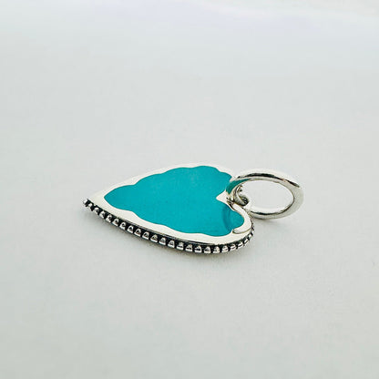 Blue Heart Charm Medium