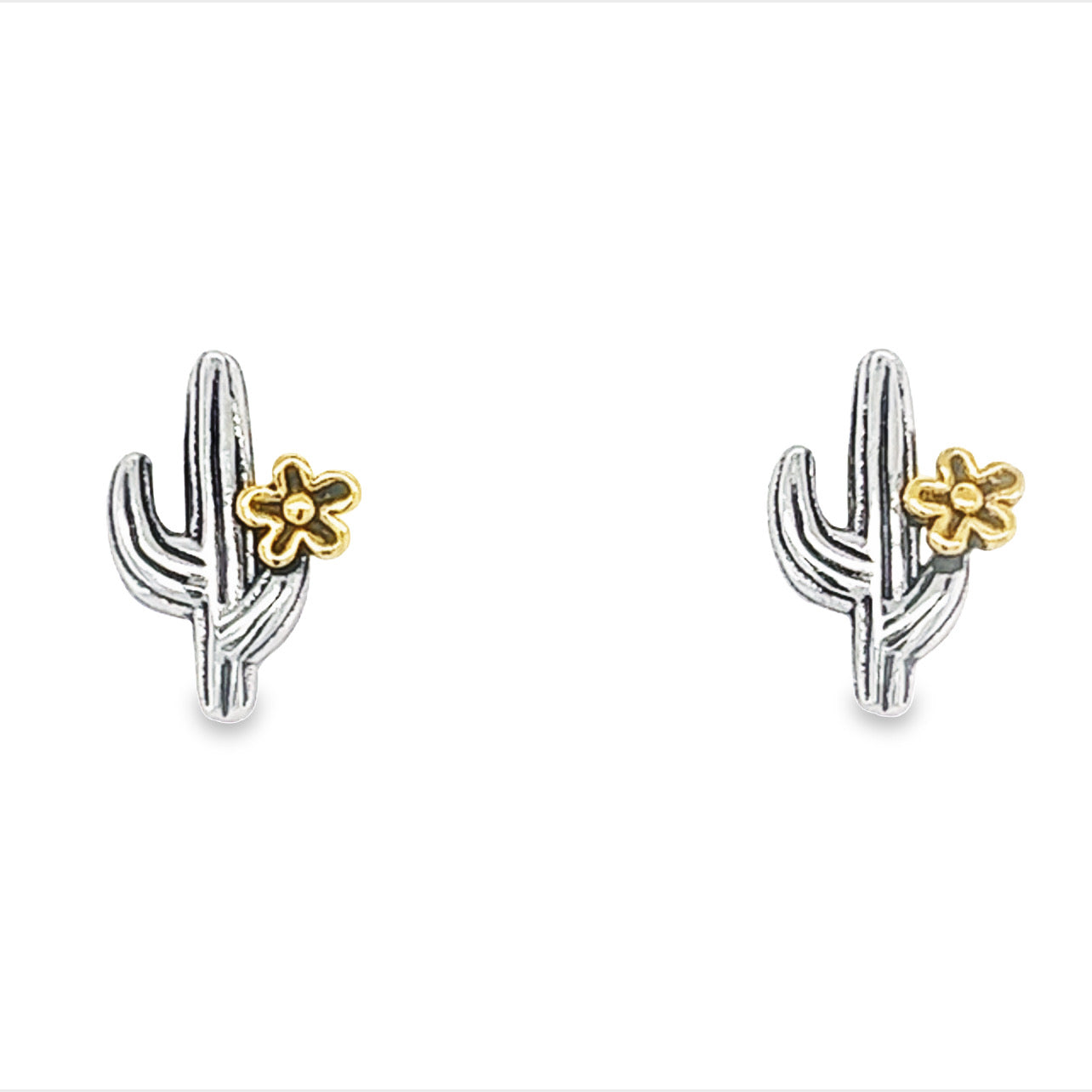 A363 Cactus Post Earrings