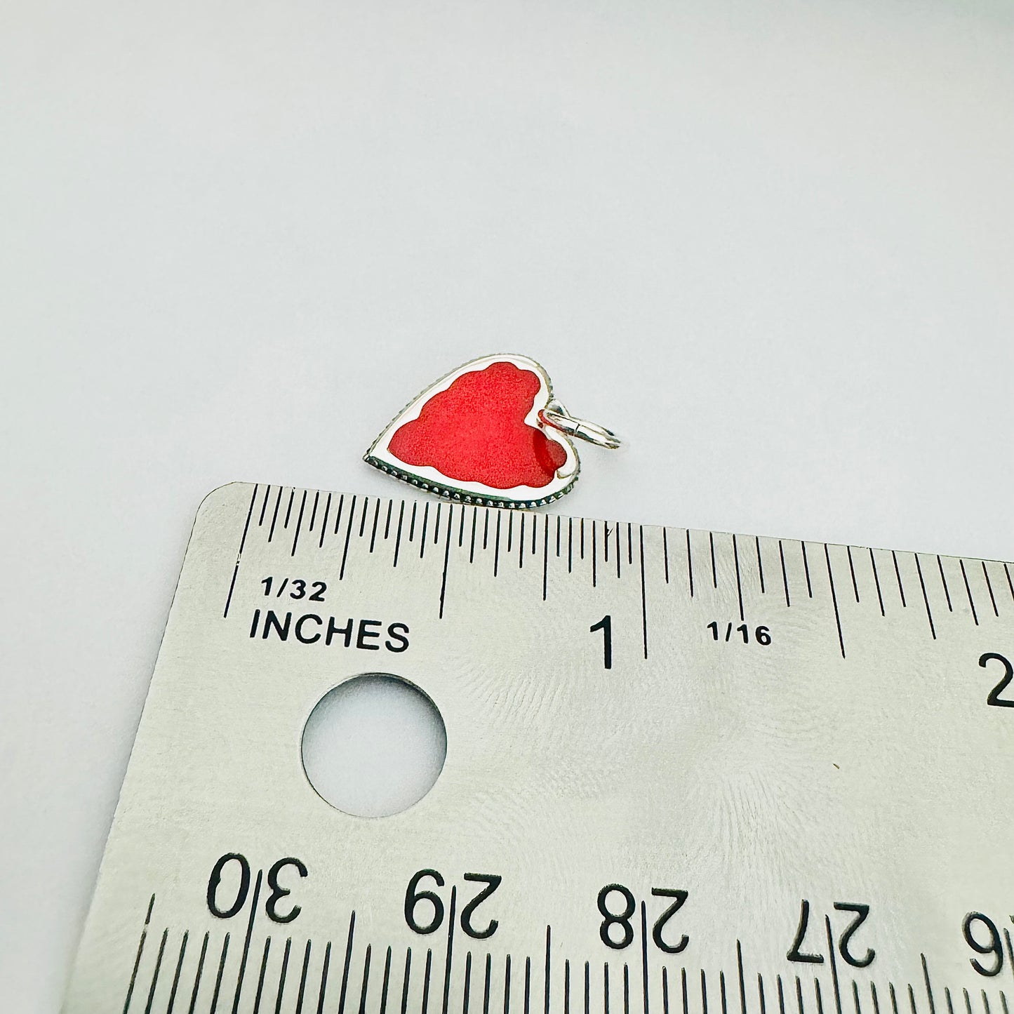 Red Heart Charm Medium