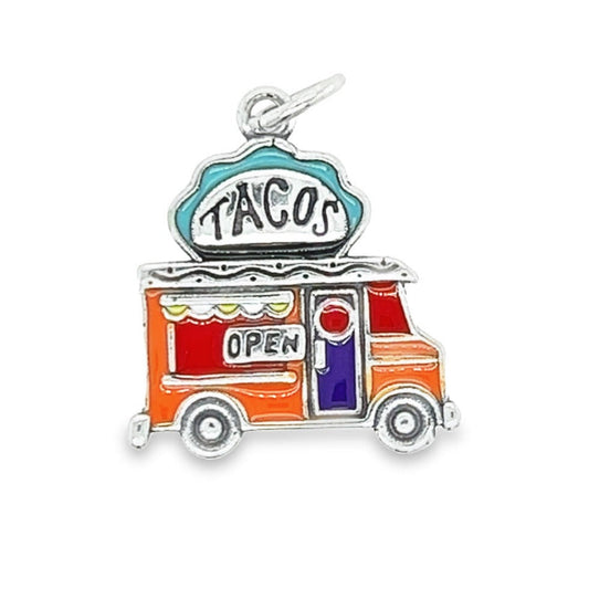 D1245 Orange Taco Cart Pendant