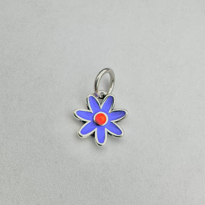 Mini Purple Flower Pendant