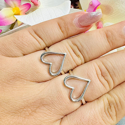 R795 Heart Rings