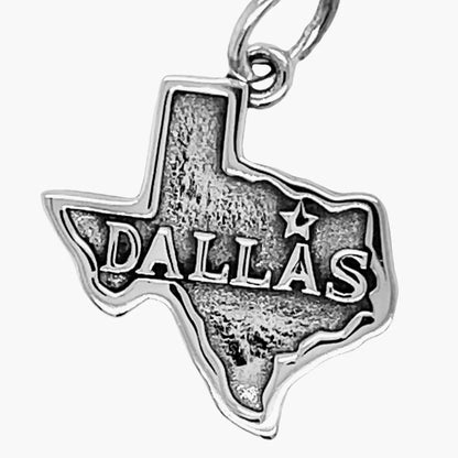 Dallas Texas Map Pendant