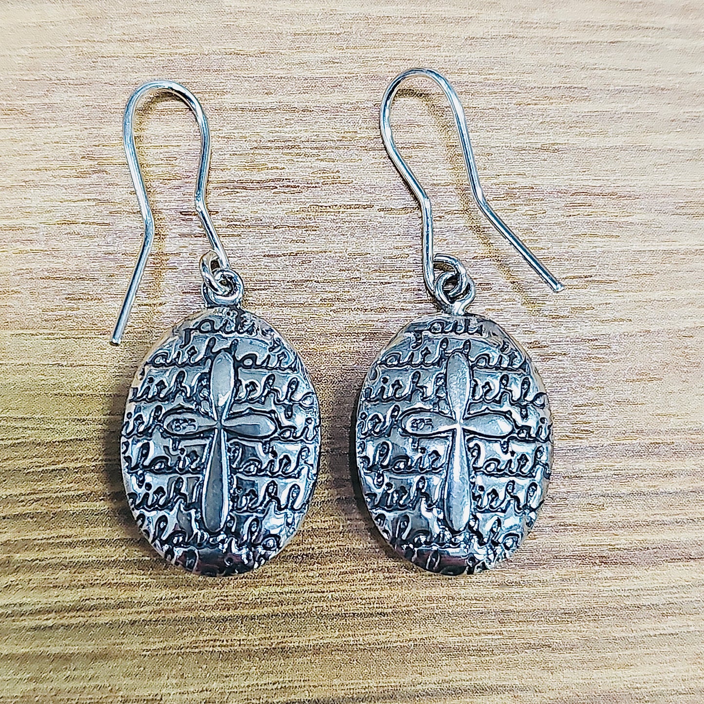 Faith Cross Earrings