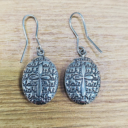 Faith Cross Earrings