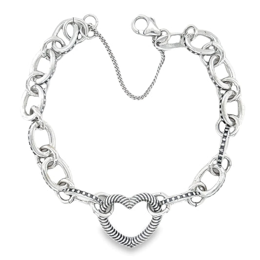 Heart Charm Bracelet