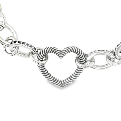 Heart Charm Bracelet