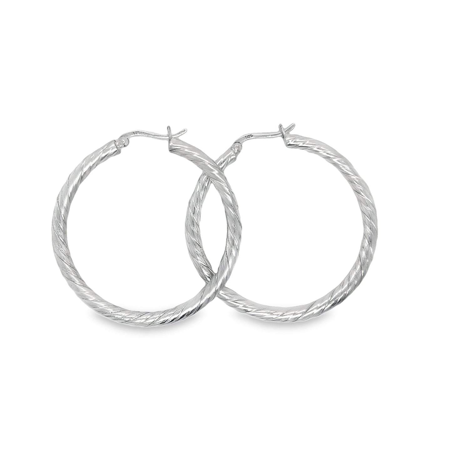 Large Hoops With Design