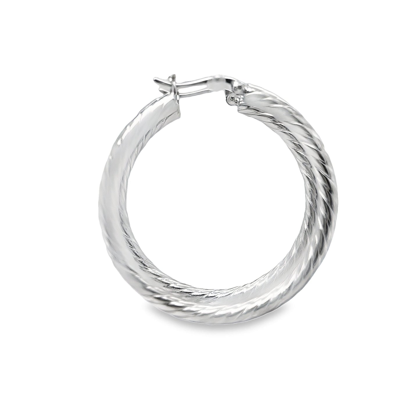 Large Hoops With Design