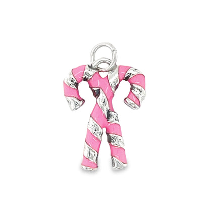 Pink Candy Cane Pendant