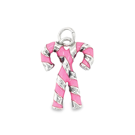 D1330 Pink Candy Cane Pendant