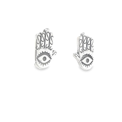 A739 Hand Eye Earrings