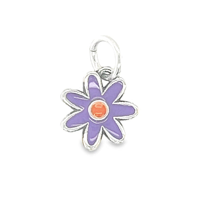 Mini Purple Flower Pendant