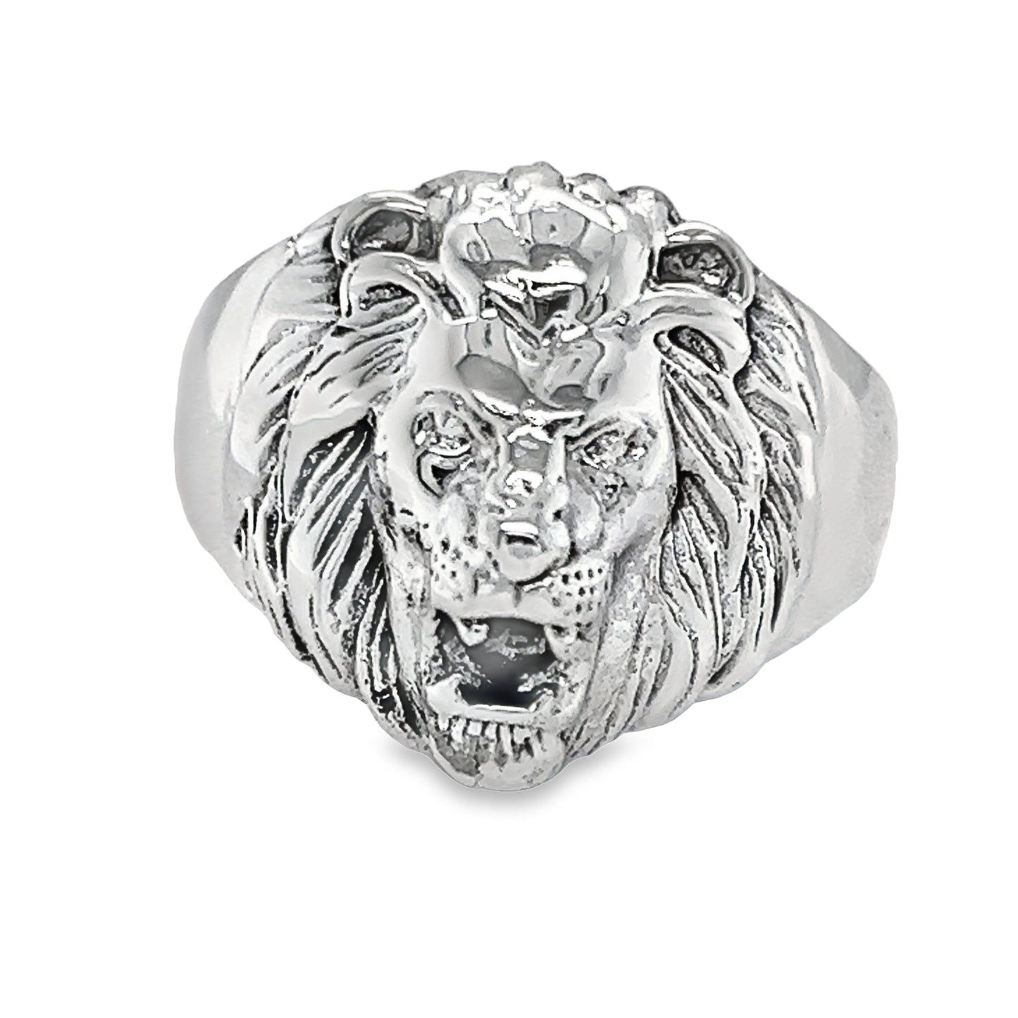 R9021 Roaring Lion Head Ring