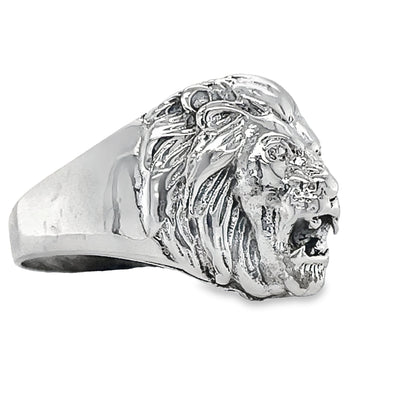 R9021 Roaring Lion Head Ring