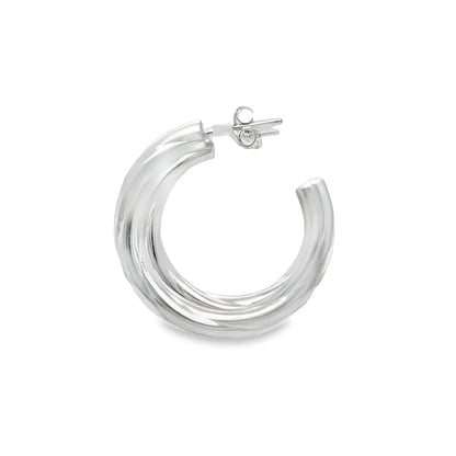 Round Hoop Earrings