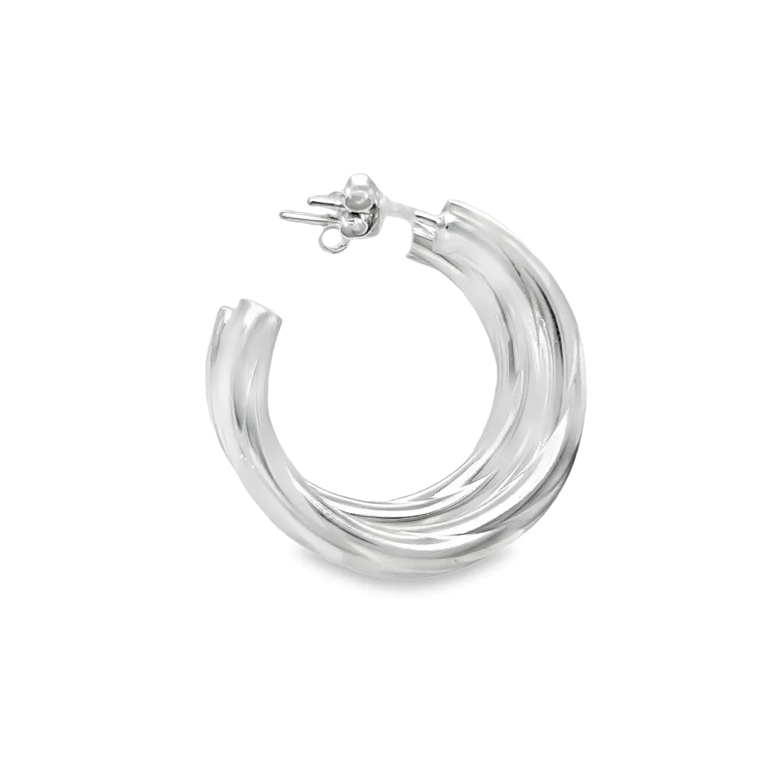 Round Hoop Earrings