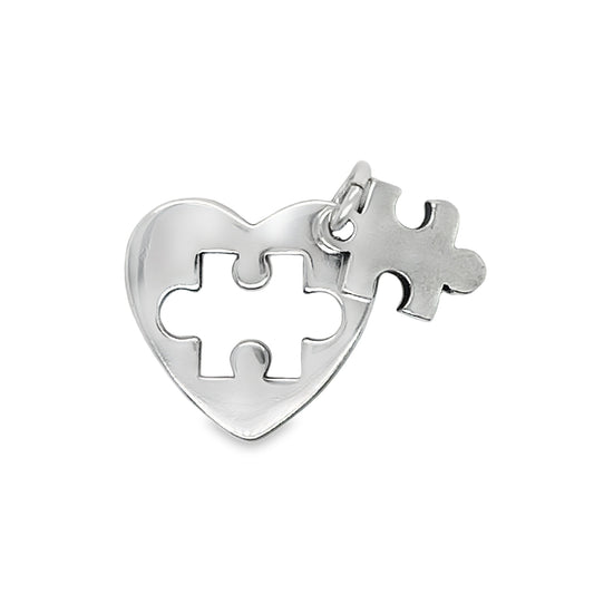 D5 Heart Puzzle Pendant